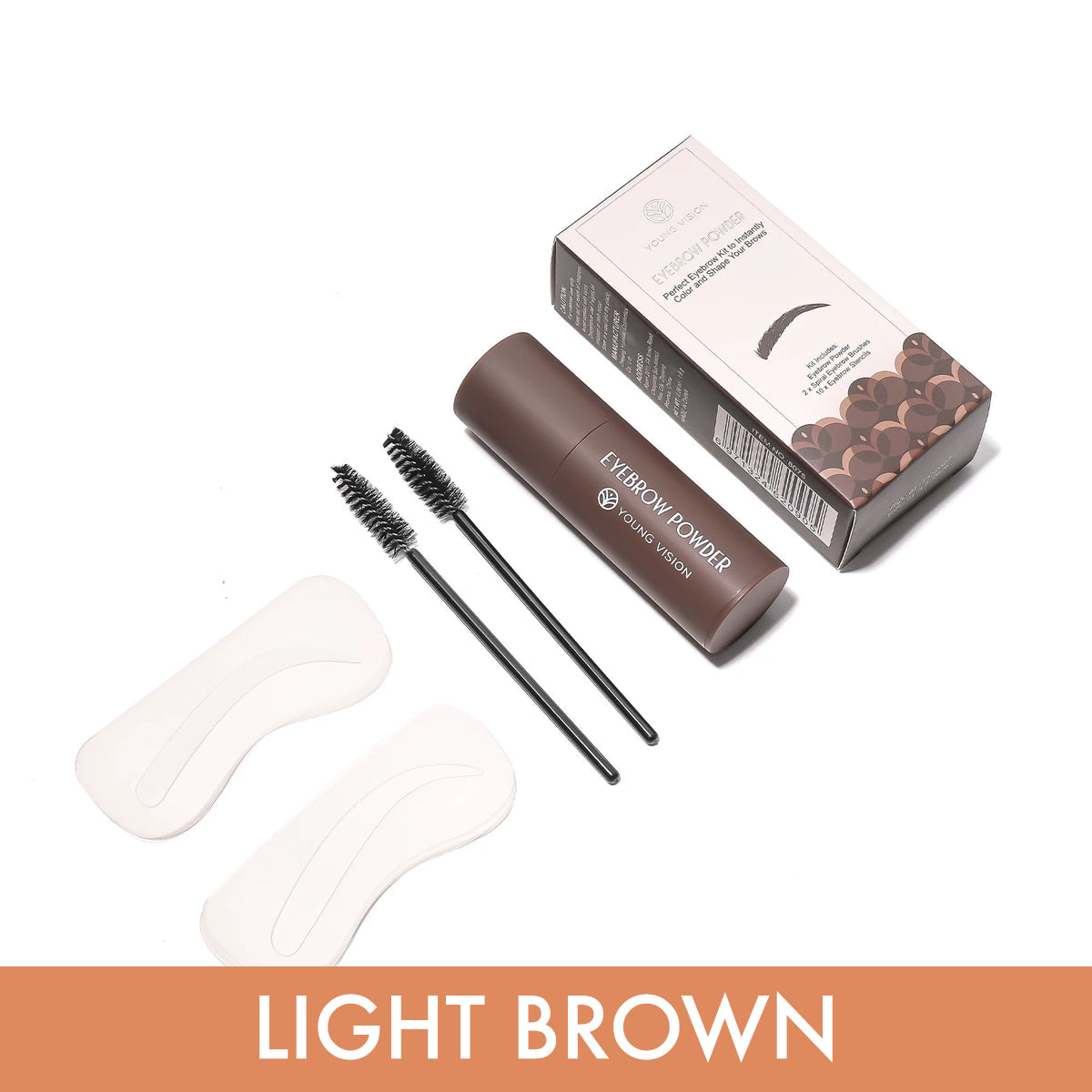Kit Tampon à Sourcils LIGHT BROWN